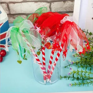 New Craft Ballpen With Nylon Ribbons and Bell /heart Pendants Decor for Promotion Gift thumbnail-1