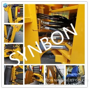 SYNBON New Backhoe Loader Hydraulic Front Shovel Excavator Construction Machinery Wheel Loader Excavator SY746A thumbnail-4
