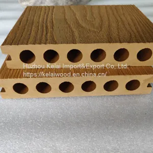 Environmentally WPC Decking Floor in Hollow and Solid Design With Good Price and High Quality WPC Square Hollow Deck thumbnail-3