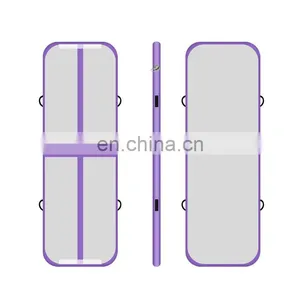 Inflatable Gym Air Track Purple Gymnastics Tumbling Mat With Free Air Pump thumbnail-3