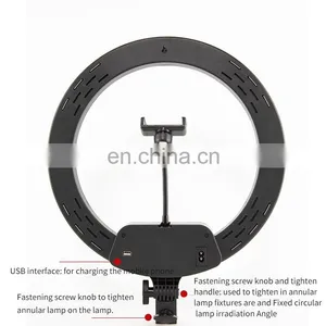 Anchor Beauty Lamp 14 Inch LED Photography Fill Light Ring Light Vibrato Live Makeup Beauty Camera Photo Light thumbnail-3