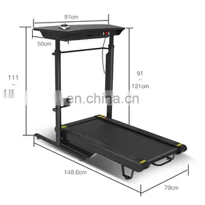 Foldable Smart Desk Treadmill With Desk Adjustable ,motorized Treadmill, Walking Treadmill to Fitness for Home Use and Office thumbnail-2