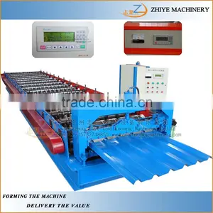 Roofing Sheet Tile Corrugating Iron Sheet Roll Forming Making Machine/Color Steel Roof Panel Forming Line thumbnail-6