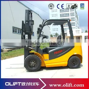 3000kg Four-Wheel Cheap DC/AC Electric Forklift FB30 Most Popular thumbnail-1