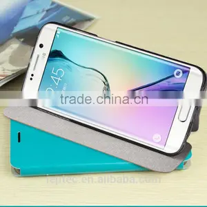 MOFi PU Leather Smart Mobile Phone Flip Cover Cases for Samsung Galaxy S6 Edge , Samsung G9250 thumbnail-1