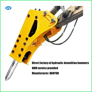 42CRMO 40CRMO Hydraulic Breaker Hammers Yellow Rock Drill Breaker Excavator thumbnail-2