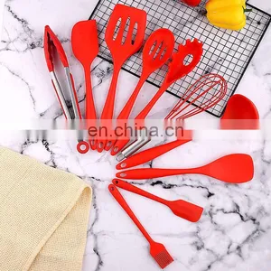 Hot Selling Stainless Steel Modern Quality Luxury Eco Friendly Reusable Household Portable Unique Silicone Kitchen Utensils thumbnail-2