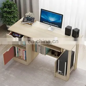 Student Study Office Desk Furniture Space Saving Wooden Desk Top Modern Cheap Home Executive Office Desk for Computer thumbnail-1