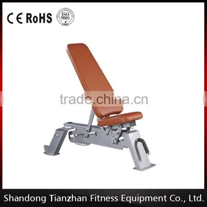 High Quality Adjustable Utility Bench TZ-5047 / Plate Loaded Gym Equipment thumbnail-1