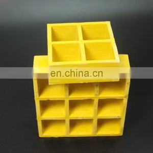 Reinforced Composite Plastic Grille Walkway Grating FRP Molded Grating Flooring thumbnail-4