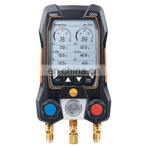Smart Digital Manifold With Bluetooth and 2-way Valve Block Testo550S Testo 550S Manifold Gauge thumbnail-1