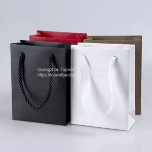 Wholesale Luxury Shoes Clothes Jewelry Packaging Paper Bags Printed Logo thumbnail-4
