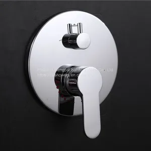 Shower Set With 12inch Round Shower Head Showr Arm 304 Stainless Steel LED Showerhead thumbnail-4