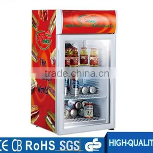 One Door Commerical Beverage Cooler With Wheels for Beverage thumbnail-1