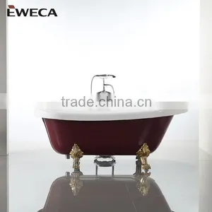 CE/CUPC Certified Acrylic Free Standing Tub With Four Lges thumbnail-1