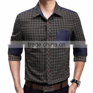 Men's Long Jeans Shirt Long Sleeve Fashion Shirt thumbnail-1