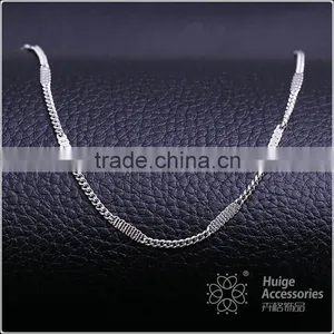 Hot New Products for 2015 Latest Design Rhodium Plated Fashion Jewellery Necklaces thumbnail-1