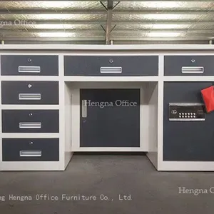 Stylish Office Desk With Hidden Safe – Semiconductor Fingerprint + Touch Screen + Voice Prompt, for Secure Document & Cash Storage thumbnail-4