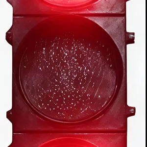 Ф400 Red Figure + Moving Green Figure + Red and Green Double - Color and Double - Position Three - Unit Pedestrian Traffic Signal Lights thumbnail-3