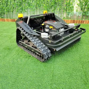Industrial Single Cylinder Gasoline Engine Customization Color Self-Charging Generator Wireless Tracked Lawn Mower thumbnail-2