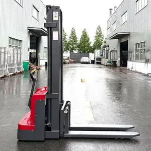 Fast Delivery Full Electric Stacker 1000kg 1500kg Self-Lifting Pallet Loader Full Electric Self Loading Stacker thumbnail-1