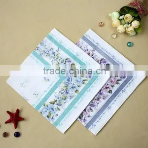 Flower 100% Cotton Handkerchief thumbnail-1