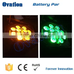 Wireless Remote Control Mini Led Par Can/battery Powerd Party Led Colorful Lighting thumbnail-3