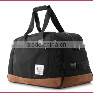 Brand Duffle Bag Travel Duffel Teeange Cotton Fabric With Nubuck Leather thumbnail-5