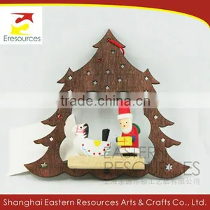 Wood Christmas Tree Hanging Decoration thumbnail-1