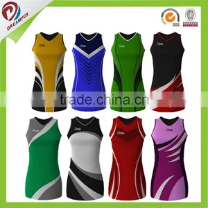 Sublimation Netball Jersey, Netball Uniforms, Netball Wear Quality Choice thumbnail-1