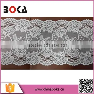15cm White Original Fiower Pattern Nylon Lace Trim. thumbnail-1