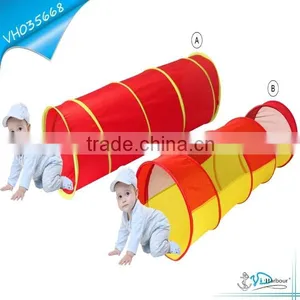 Kids Pop Up Colorful Tunnel Tent thumbnail-1