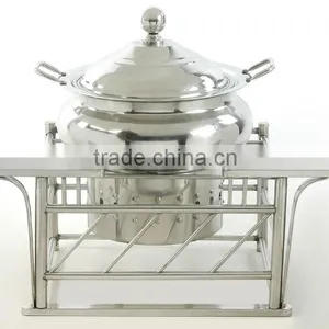 Steel Cheffing Dish, Wedding & Party Utensils, Food Serving Dish, Hot Keeping Dish, Catering Item, Hotel & Restaurant Utensils thumbnail-1