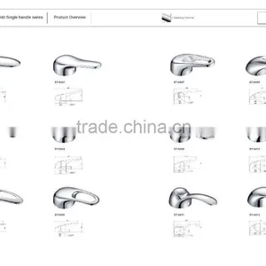 Zinc Kitchen Faucet Handle,basin Mixer Removable Handles,sink Tap Single Handle thumbnail-2