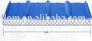 Color Rockwool Sandwich Composite Plate/sheet/panel thumbnail-1