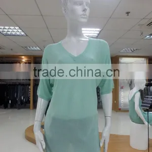 OEM Service 2016 High Quality Women Knitted 100% Linen Like Sweater thumbnail-1