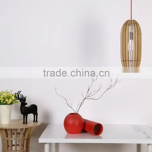 2016 New Products China Light Supplier Wholesale Cute Fancy Wood Pendant Light JK-8005B-18 LED Pendant Light thumbnail-1