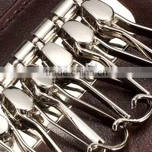 Multifunction High Quality Brown Leather Key Wallet With Card Holder thumbnail-6