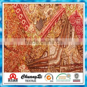 Colored Flowers Print Spun Rayon Fabric for the Elderly thumbnail-5