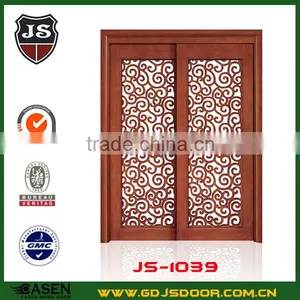 Chinese Curving Classic Wooden Glass Door thumbnail-1