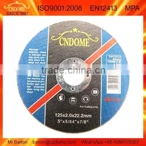 125x2x22.2mm Super Thin Abrasive Diamond Resin Cutting Disc For Marble/norton Quality thumbnail-1
