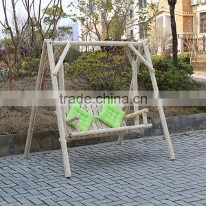 Outdoor Two Seater Wooden Garden Swing for Adults thumbnail-1