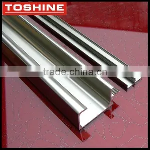 6063 t5 High Quality Silver Anodized Wardrobe Aluminum Profile thumbnail-1