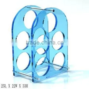GH-RZ255 Hot Sell and High Quality Acrylic Wine Display Rack, Shatterproof Acrylic Display Rack thumbnail-5