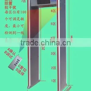 High Sensitivity Airport Walk Through Metal Detector With Multi Zone thumbnail-4