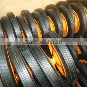 High Quality Manufacturer Wheelbarrow Solid Rubber Wheels for Carts 350-4 400-8-8 3.50-6 3.50-8 thumbnail-2