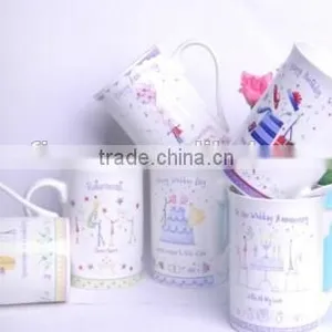 Cheap White Porcelain Mug With Custom Design thumbnail-5