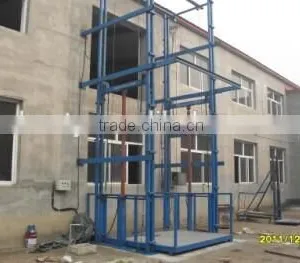 Stationary Lead Rail Vertical Cargo Lift Platform thumbnail-2