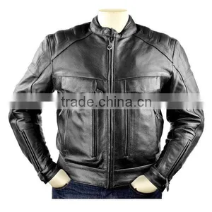 Jumbo Style Motorcycle Men Leather Custom Man Jackets thumbnail-1