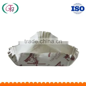 High Temperature Resistant Triangle Cupcake Liners PET Coated Paper SGS FSC Baking Cups thumbnail-1
